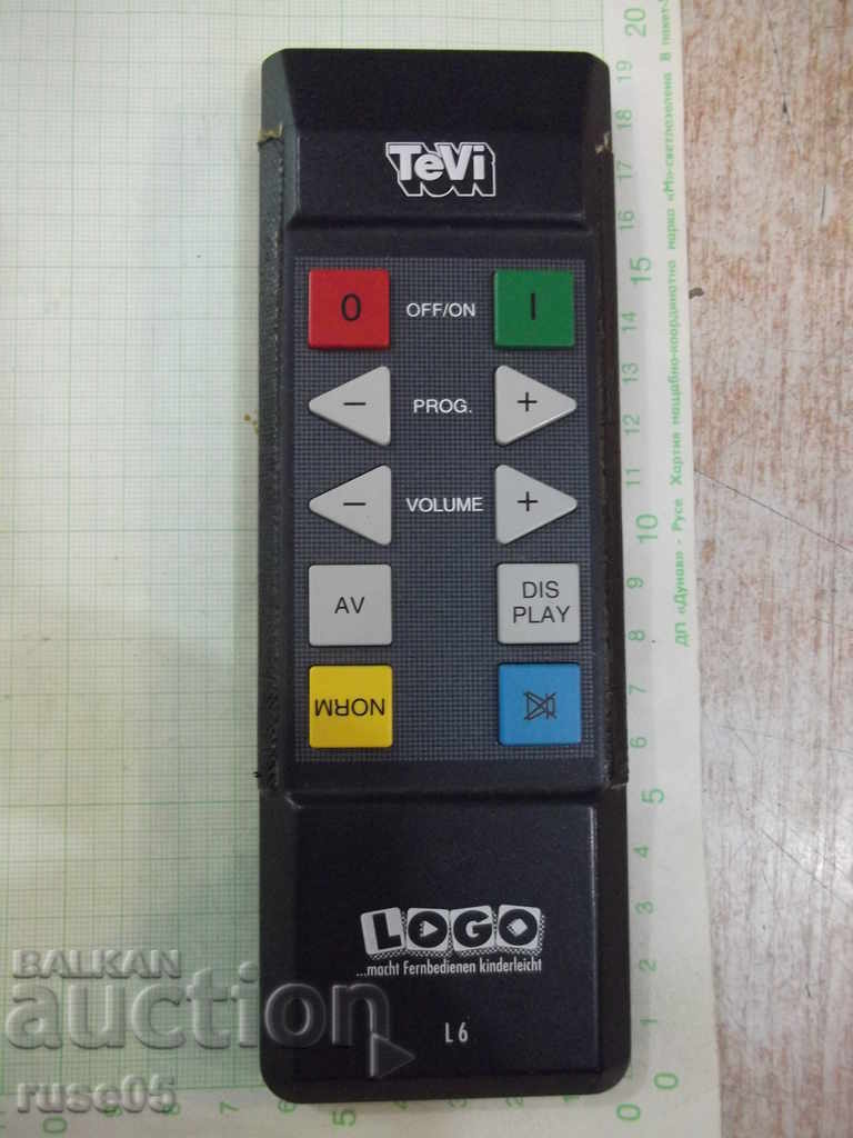 Το τηλεχειριστήριο "Tevi - LOGO" λειτουργεί