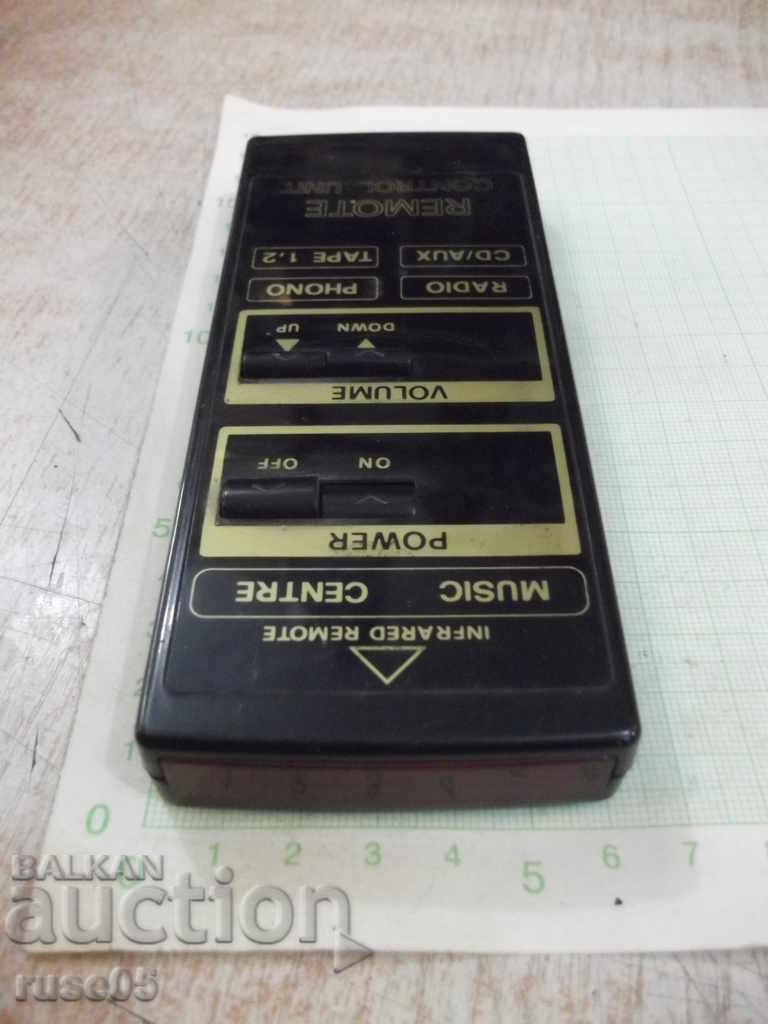 Remote "MUSIC CENTER" working - 5 Remote "MUSIC CENTER" working - 5