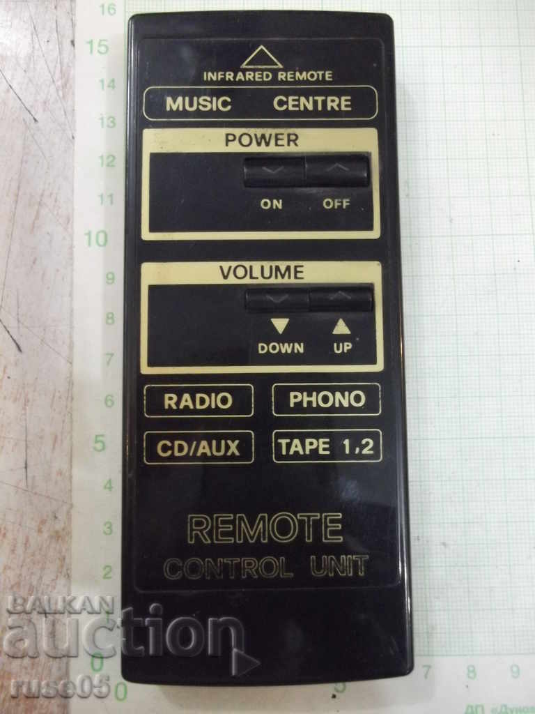 Remote "MUSIC CENTER" working