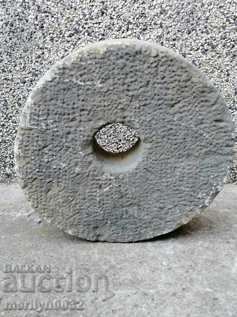 Auction An old stone disc, a casting wheel Auction An old stone disc, a casting wheel