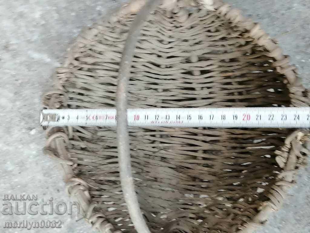Old wicker basket, wooden, basket, paneer - 6 Old wicker basket, wooden, basket, paneer - 6