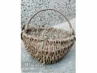 Old wicker basket, wooden, basket, paneer