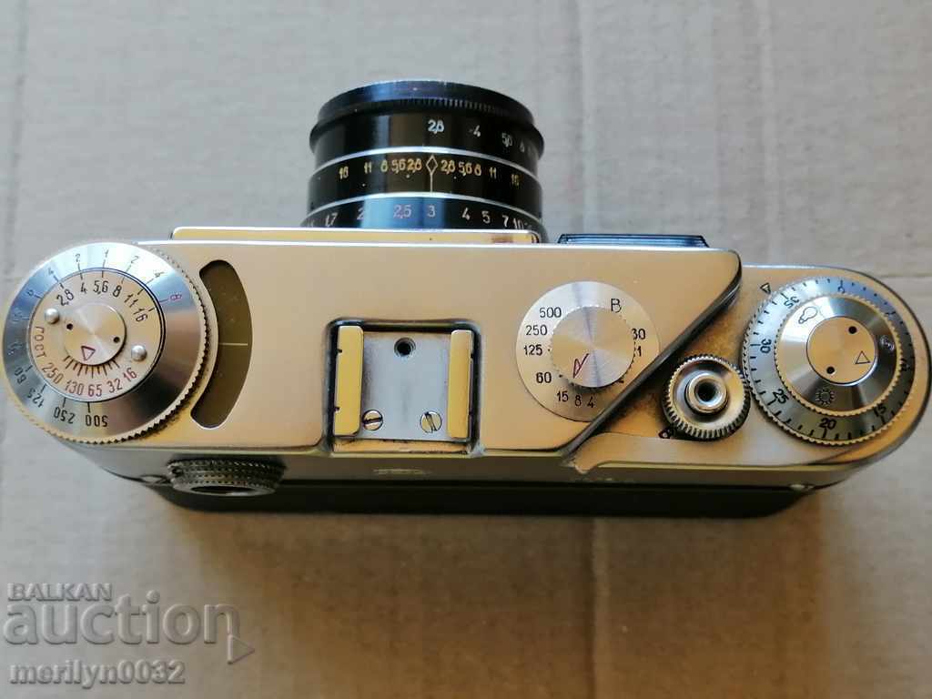 Aparat foto FED - 4 cu husă, foto URSS - 5