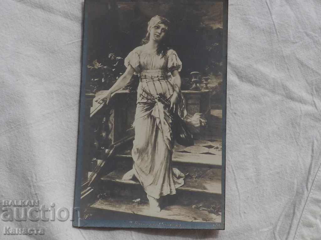 Old girl card 1919 K 283
