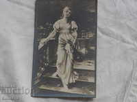 Стара картичка момиче 1919     К 283