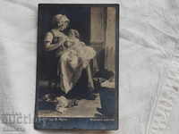 Old card mother and child K 283