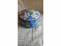 Porcelain Japanese jewelry box