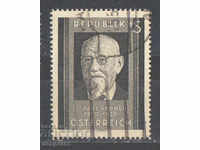 1951 Austria. Ștampila poștală comemorativă - Dr. Carl Renner