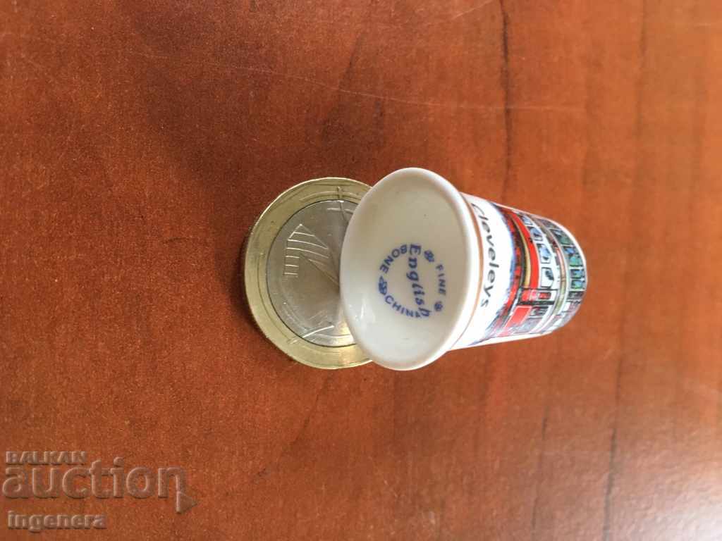 Thimble porcelain with price 5.00 BGN | € 2.56 Thimble porcelain with price 5.00 BGN | € 2.56