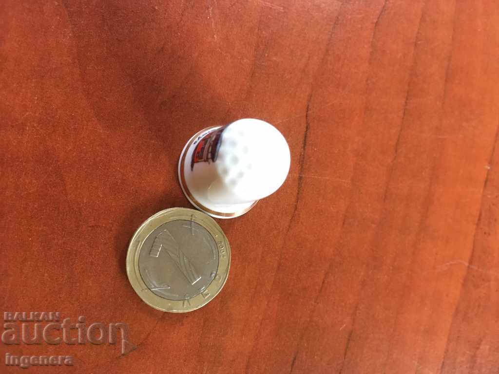Auction Thimble porcelain Auction Thimble porcelain