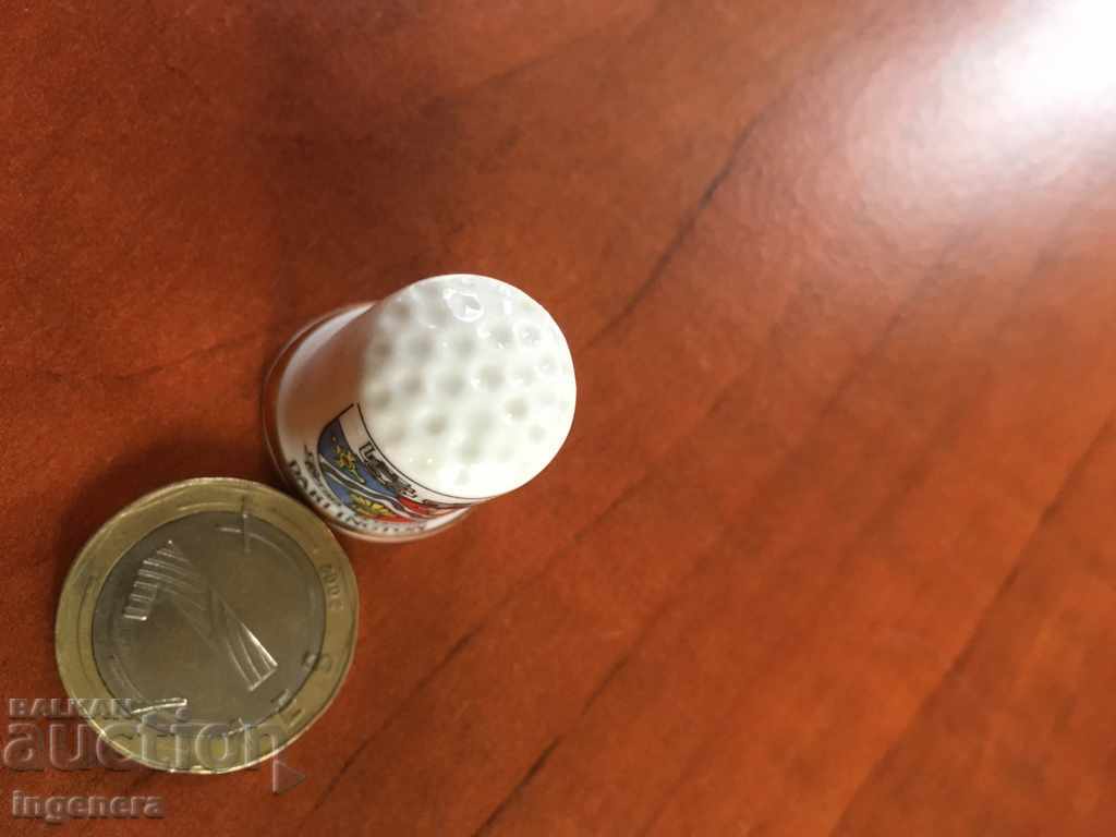 Auction Thimble porcelain Auction Thimble porcelain