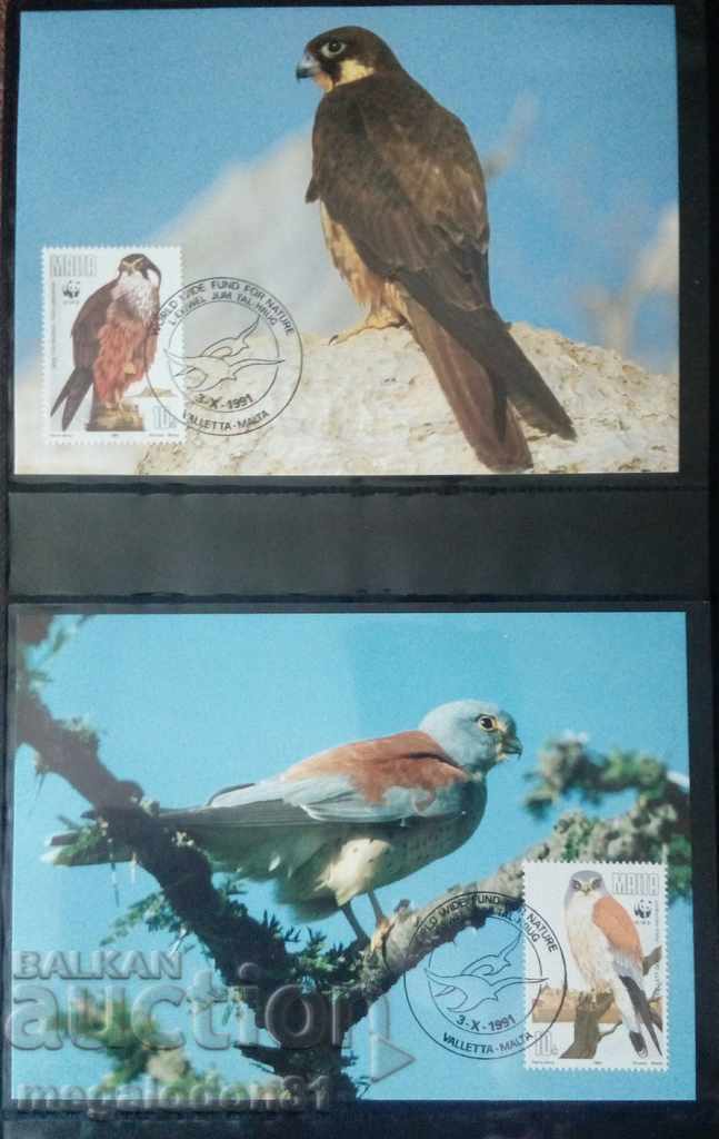 Malta - WWF, birds of prey