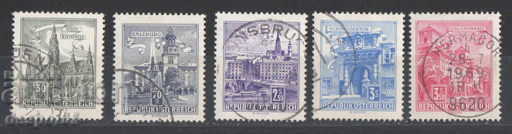 1962. Αυστρία. Αρχιτεκτονικά μνημεία στην Αυστρία.