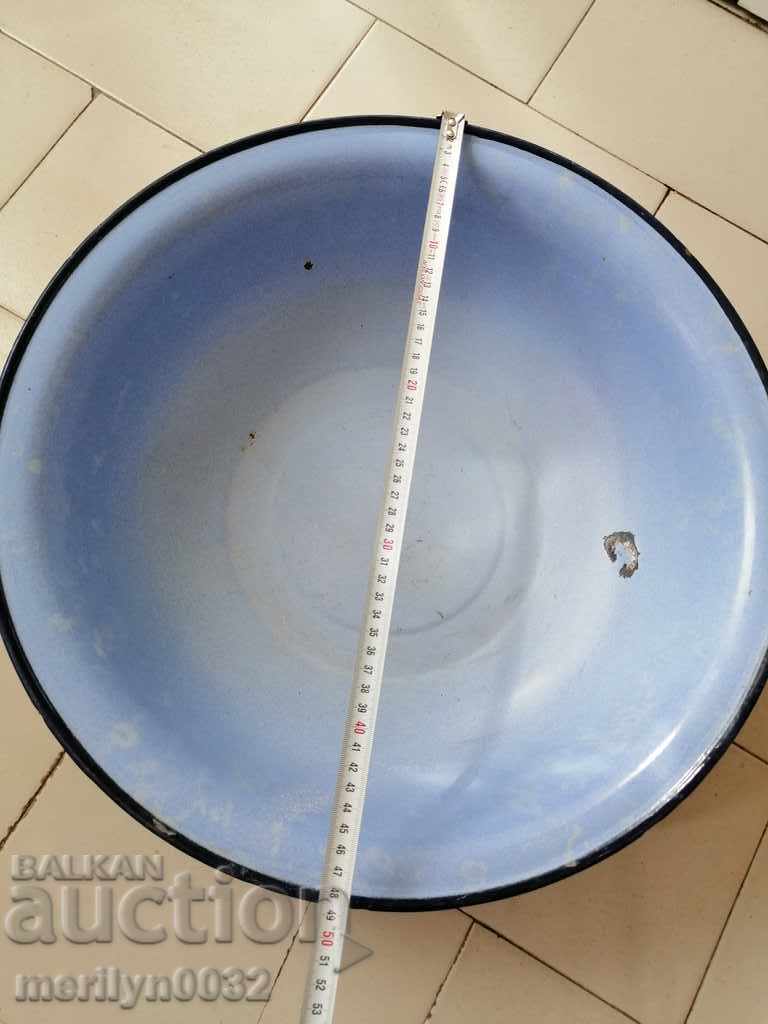 Εμαγιέ μπολ, δίσκος με μια επιγραφή Kolarovgrad, δοχείο με σμάλτο - 5 Εμαγιέ μπολ, δίσκος με μια επιγραφή Kolarovgrad, δοχείο με σμάλτο - 5