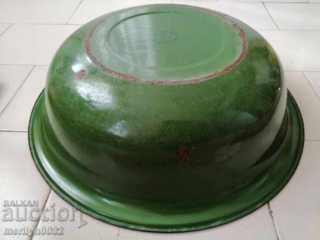 Εμαγιέ μπολ, δίσκος με μια επιγραφή Kolarovgrad, δοχείο με σμάλτο - 6 Εμαγιέ μπολ, δίσκος με μια επιγραφή Kolarovgrad, δοχείο με σμάλτο - 6