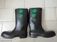 Branded rubber boots, boots