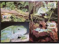 Тонга - WWF, зелена игуана