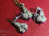 Platinum Diamond Earrings Gold Platinum Diamond Earrings