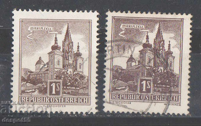 1957. Austria. Biserica Mariazell. Ambele opțiuni.