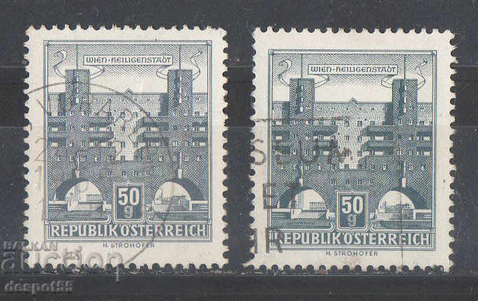 1959-64. Austria. Architectural monuments in Austria.