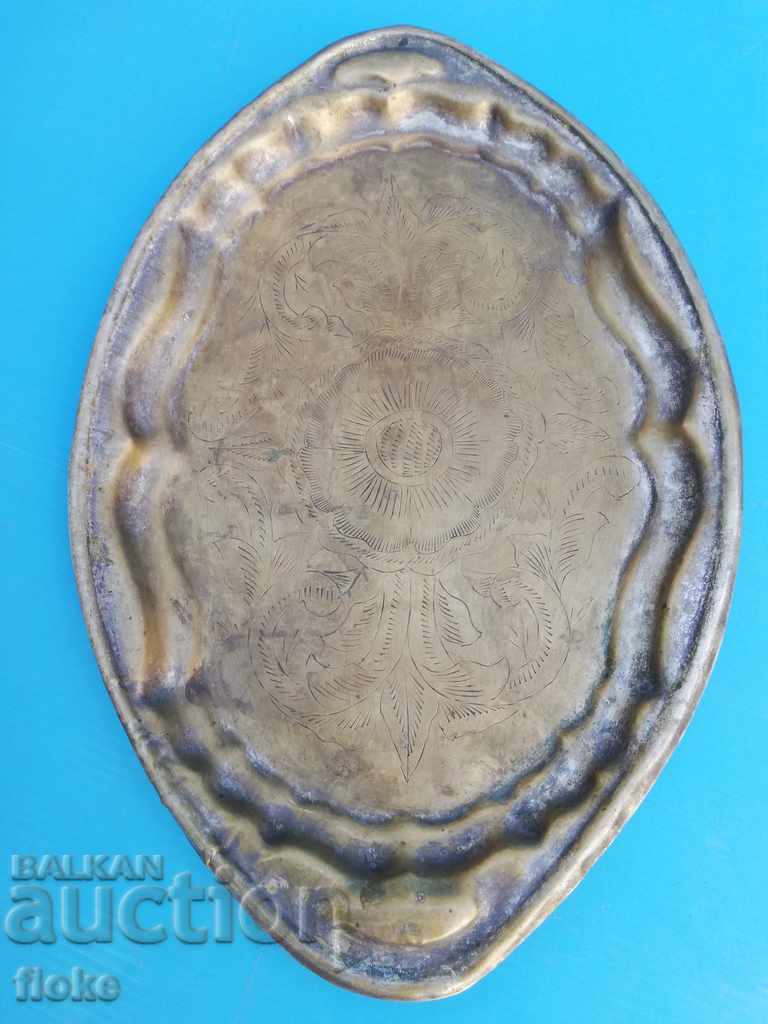 Delivery of Old tray - brass Delivery of Old tray - brass