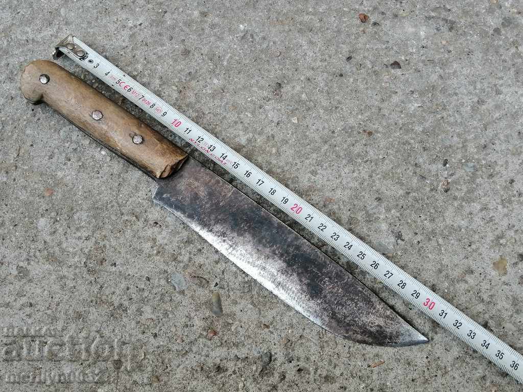 Delivery of Old forged butcher knife blade Delivery of Old forged butcher knife blade