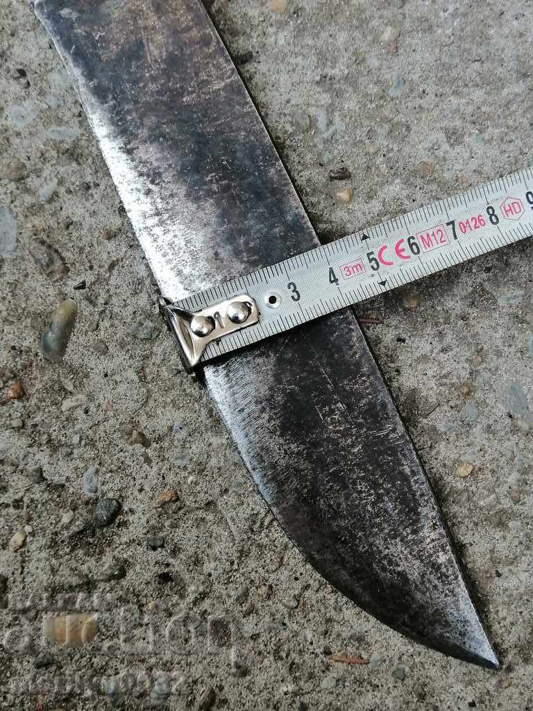 Old forged butcher knife blade - 6 Old forged butcher knife blade - 6
