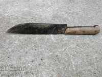 Old forged butcher knife blade