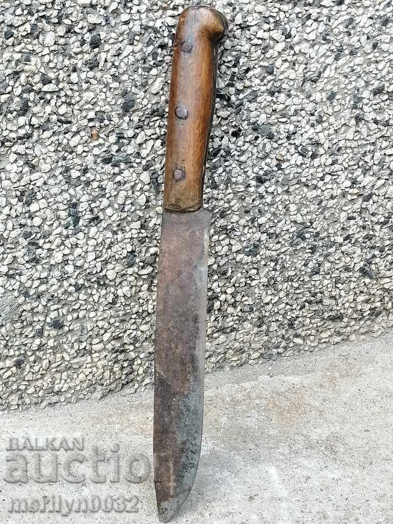 Delivery of Old forged butcher knife blade Delivery of Old forged butcher knife blade