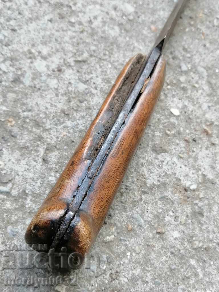 Old forged butcher knife blade - 6 Old forged butcher knife blade - 6