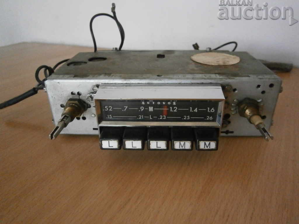 retro vintage auto radio receiver AutovoX