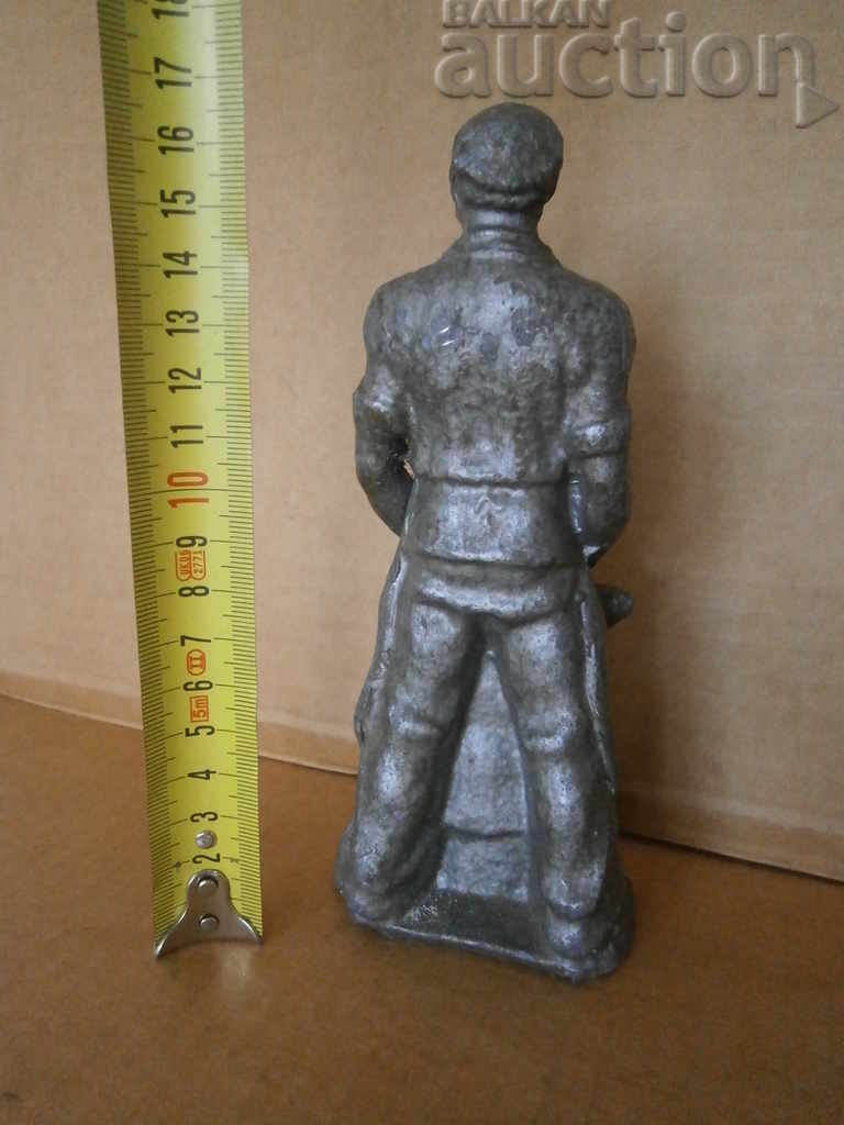 metal figure blacksmith figurine soc 60s - 5 metal figure blacksmith figurine soc 60s - 5
