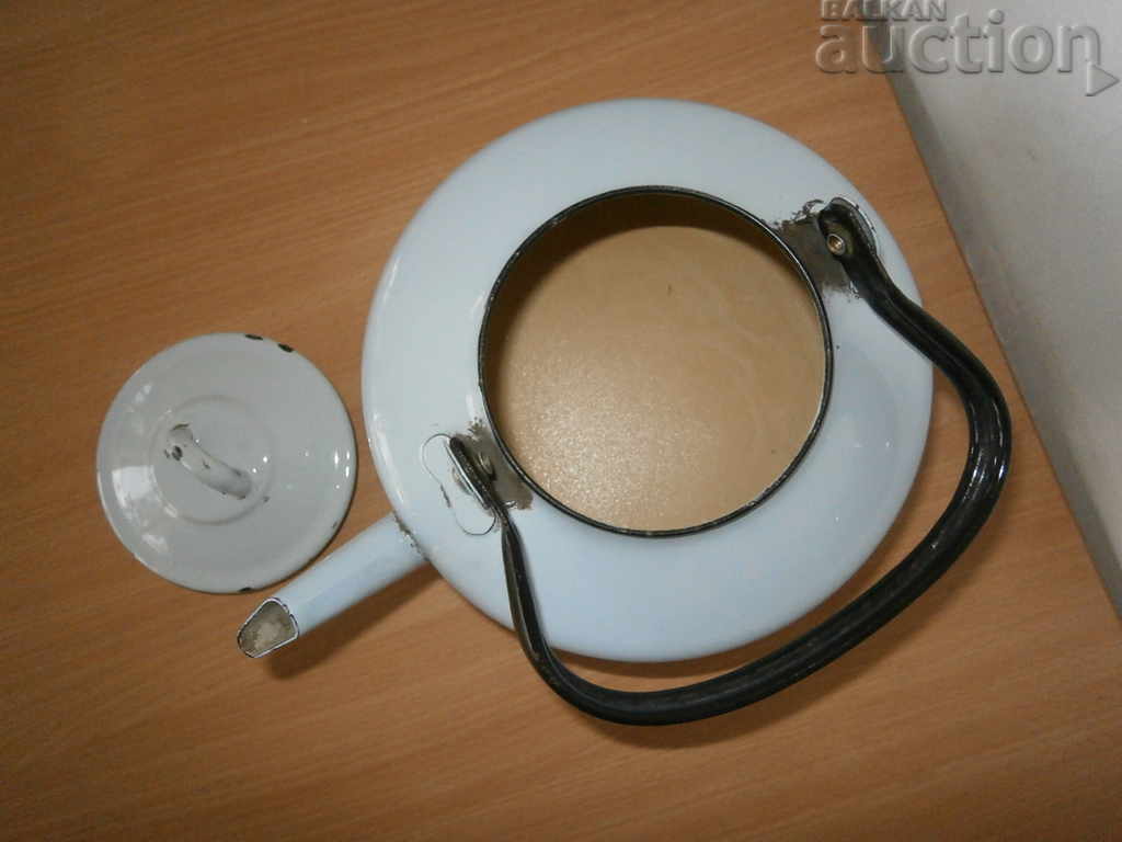 vintage vintage retro large enameled teapot - 6 vintage vintage retro large enameled teapot - 6