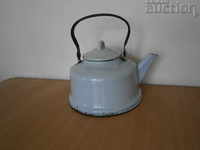 vintage vintage retro large enameled teapot