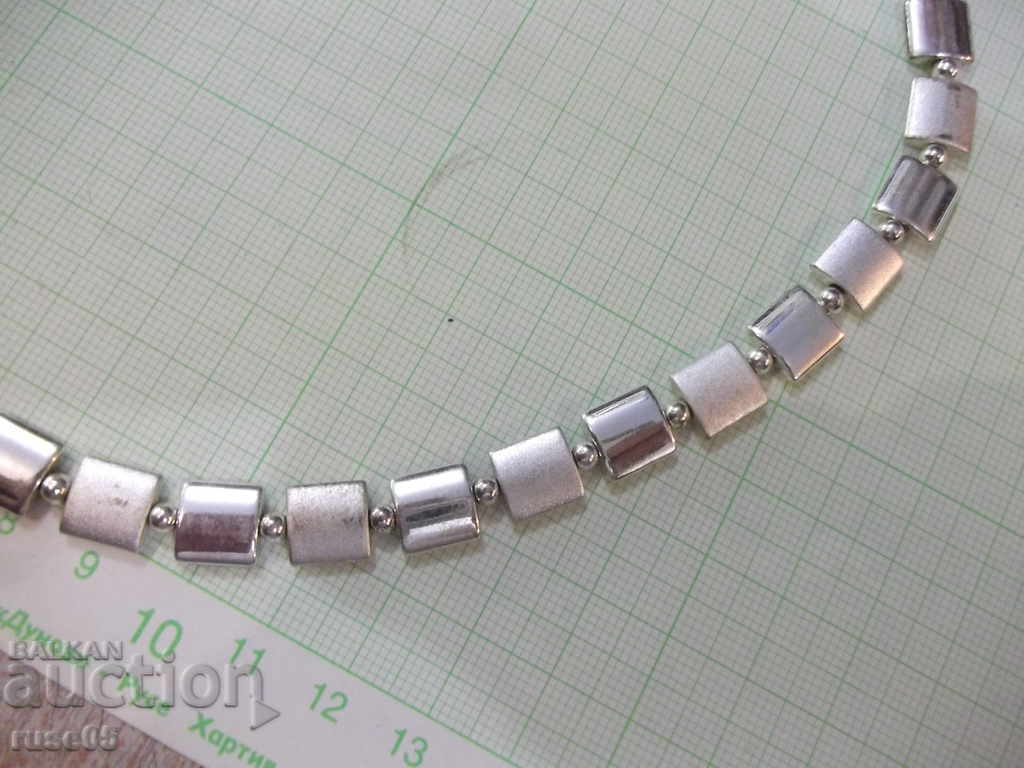 Necklace of square plates with price 7.00 BGN | € 3.58 Necklace of square plates with price 7.00 BGN | € 3.58