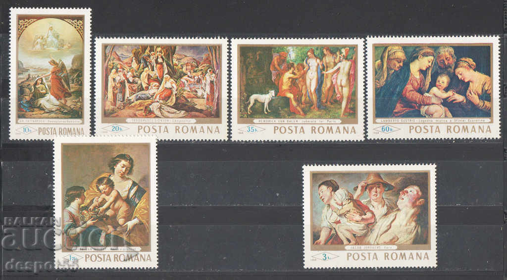 1968. România. Imagini de la Galeria Nationala din Bucuresti.
