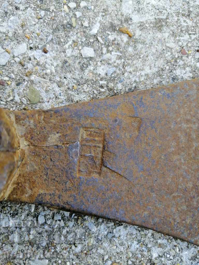 Forged chap, hoe, agricultural instrument, wrought iron - 7