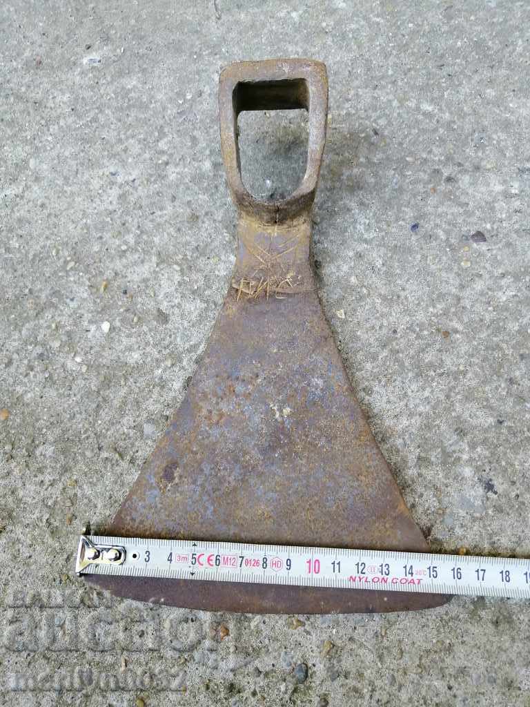 Forged chap, hoe, agricultural instrument, wrought iron - 7 Forged chap, hoe, agricultural instrument, wrought iron - 7