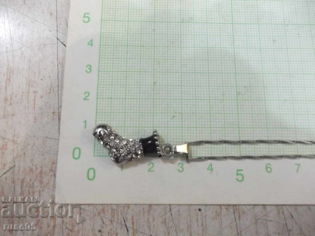 Pendant "Sock" with a chain with price 7.00 BGN | € 3.58 Pendant "Sock" with a chain with price 7.00 BGN | € 3.58