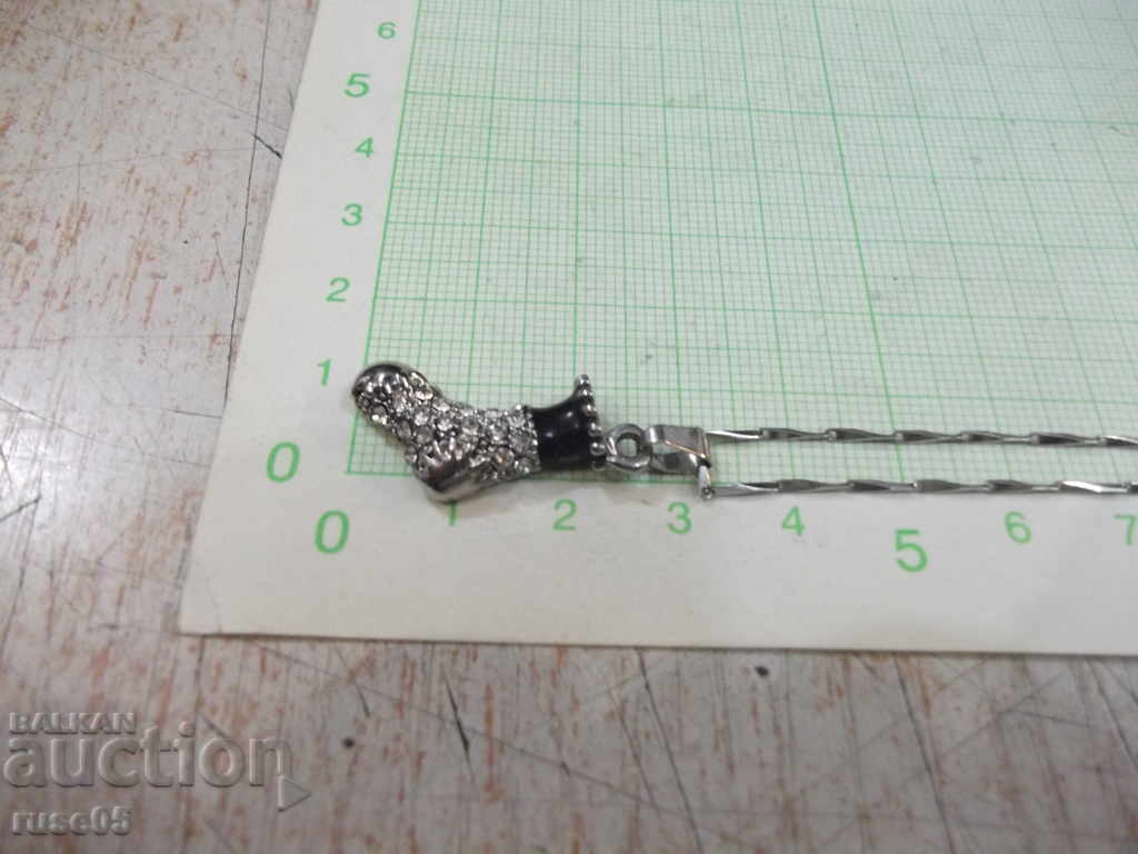 Auction Pendant "Sock" with a chain Auction Pendant "Sock" with a chain