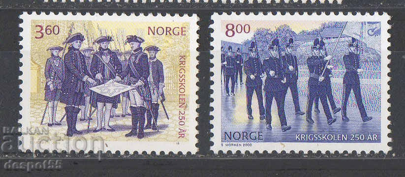 2000. Норвегия. 250 г. на  Военната академия.