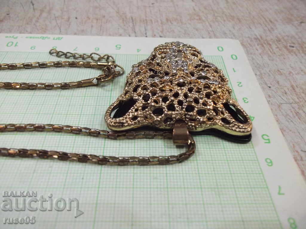 Jaguar head pendant with chain - 6 Jaguar head pendant with chain - 6