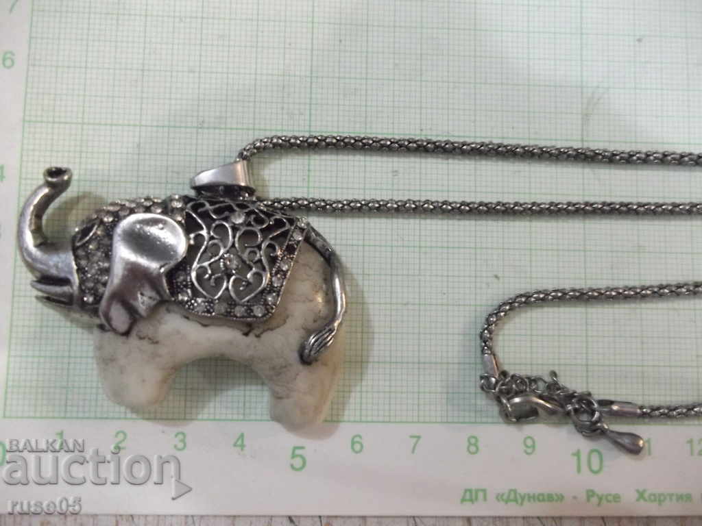 Elephant pendant with chain with price 15.00 BGN | € 7.67 Elephant pendant with chain with price 15.00 BGN | € 7.67