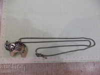 Elephant pendant with chain