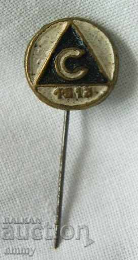 Football old badge Football Club Slavia Sofia 1913