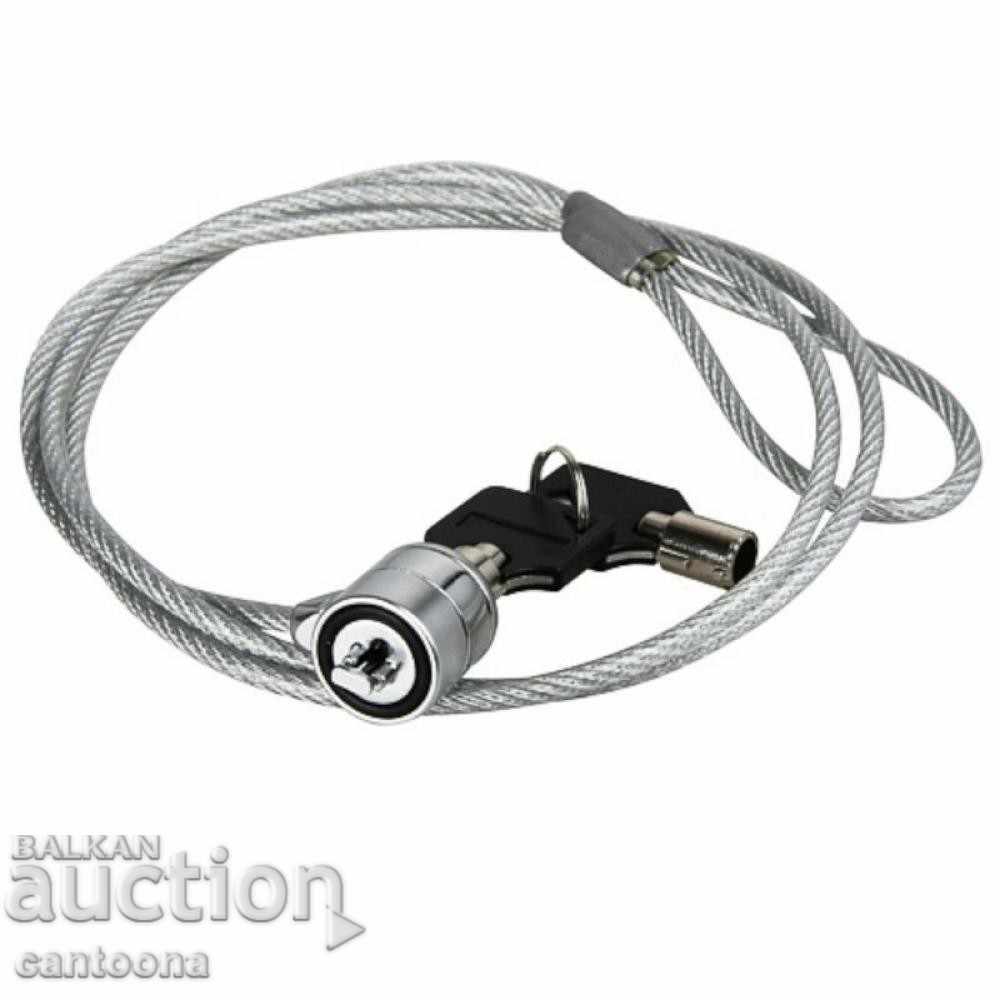 Laptop lock cable, office equipment Kensington-165 cm with price 9.98 BGN | € 5.10 Laptop lock cable, office equipment Kensington-165 cm with price 9.98 BGN | € 5.10