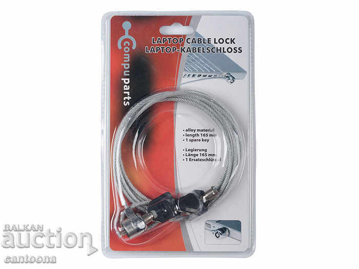 Delivery of Laptop lock cable, office equipment Kensington-165 cm Delivery of Laptop lock cable, office equipment Kensington-165 cm
