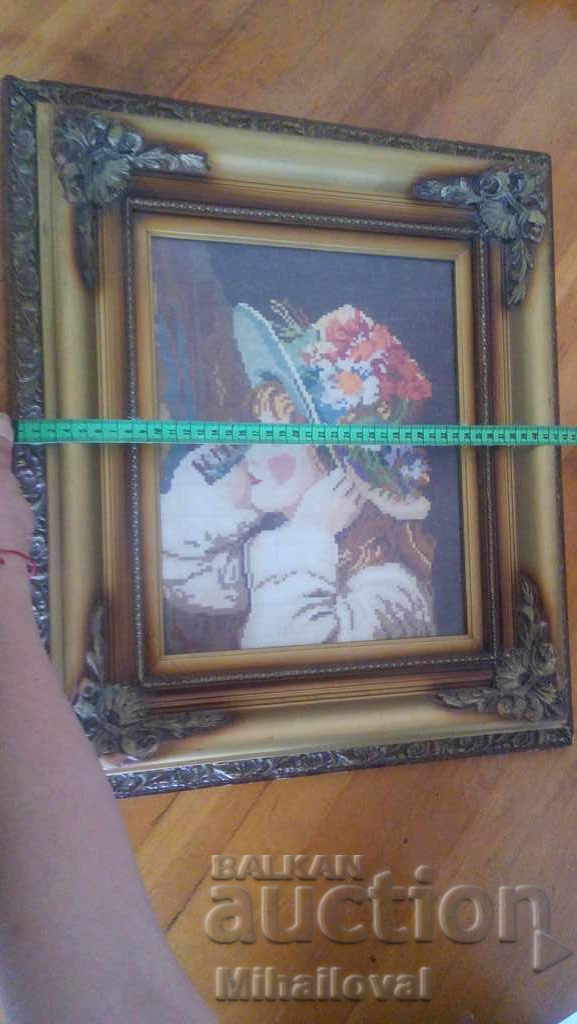 Delivery of Tapestry "The Girl with the Hat" from the Viller Gold Collection Delivery of Tapestry "The Girl with the Hat" from the Viller Gold Collection