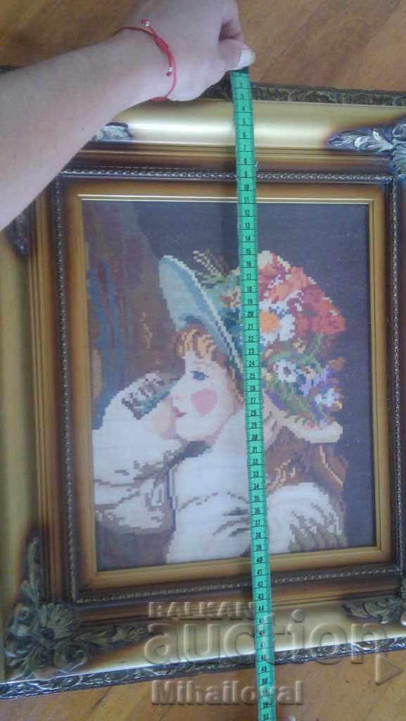 Tapestry "The Girl with the Hat" from the Viller Gold Collection - 5 Tapestry "The Girl with the Hat" from the Viller Gold Collection - 5