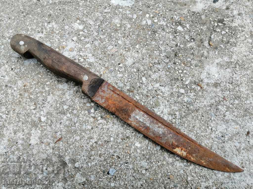 Old butcher knife without kana kama kulak with price 49.00 BGN | € 25.05 Old butcher knife without kana kama kulak with price 49.00 BGN | € 25.05